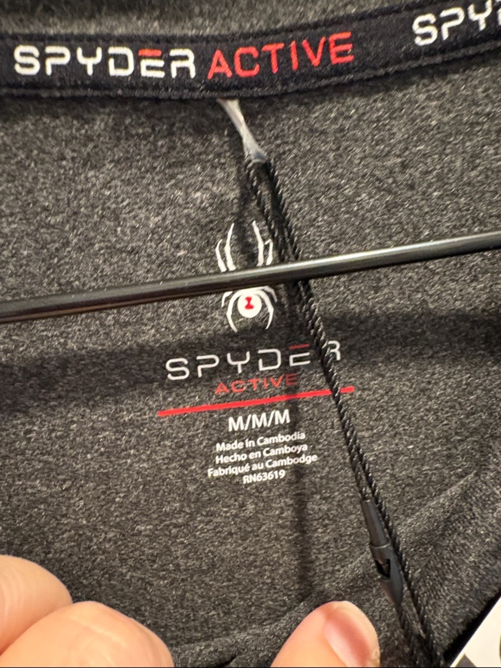 Spyder Women's Long Sleeve Active Top - Charcoal Gray - Picture 5 of 16